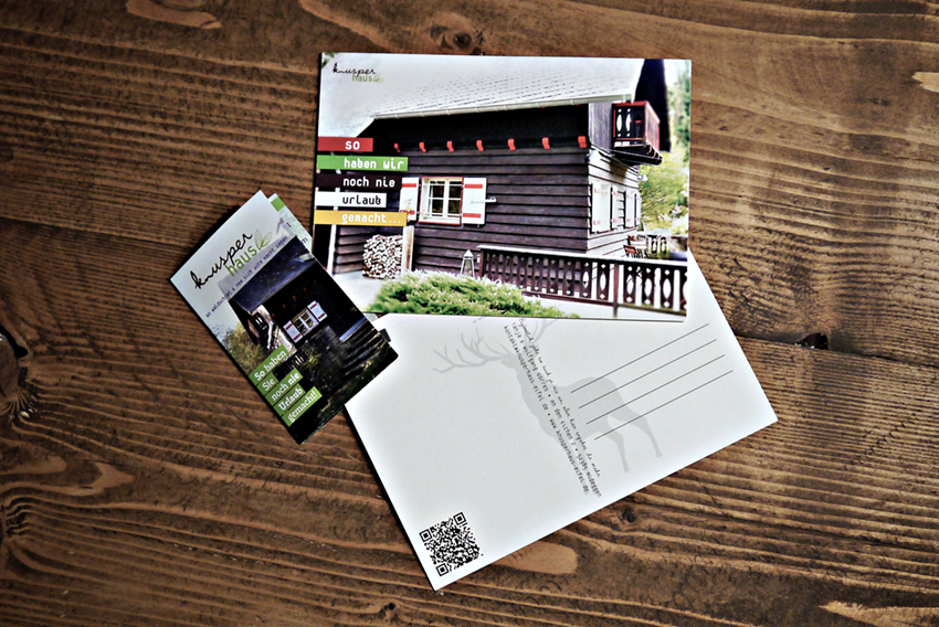 Postkarten für ein Ferienhaus