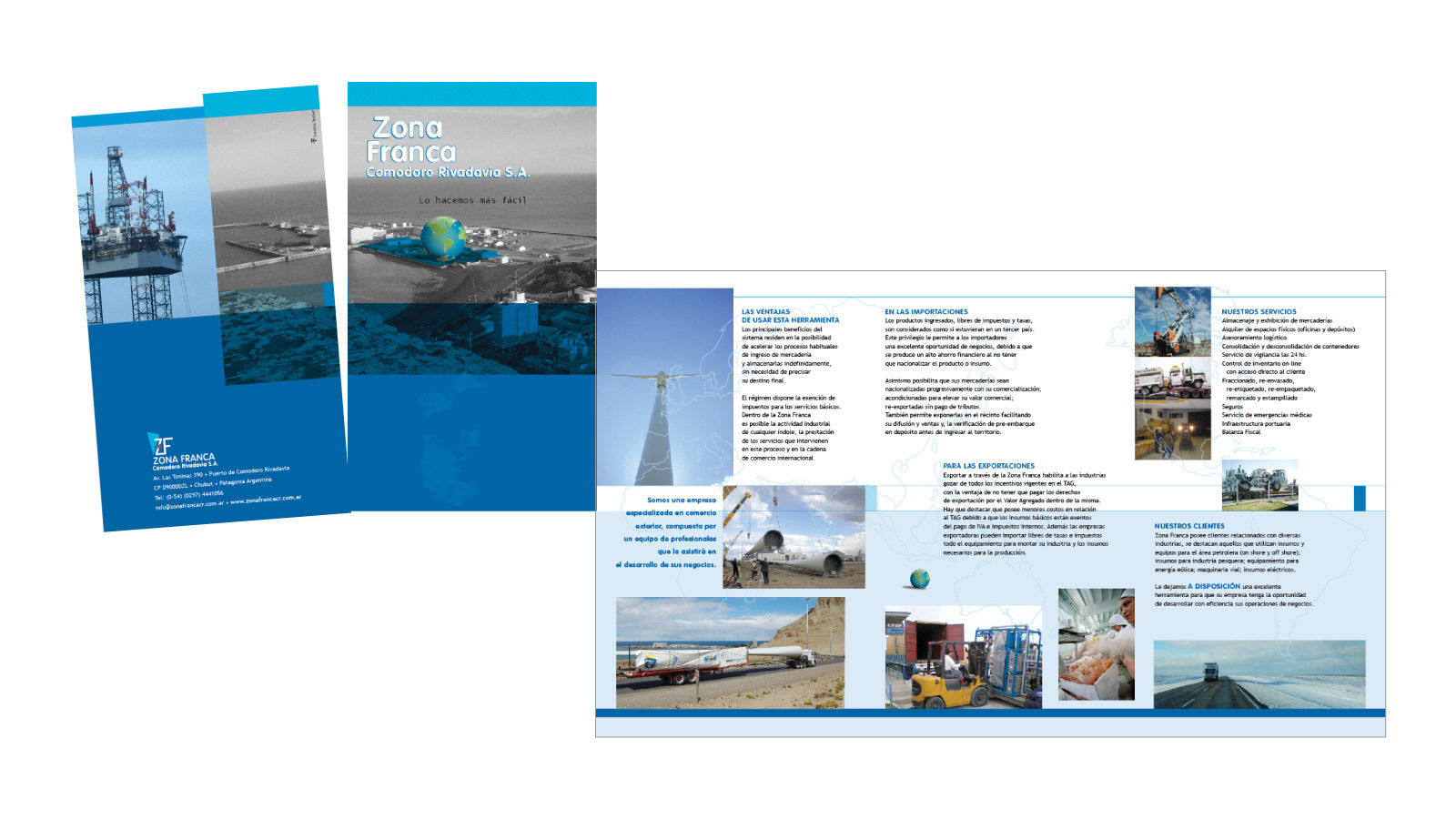 Zona Franca Comodoro Rivadavia, brochure.