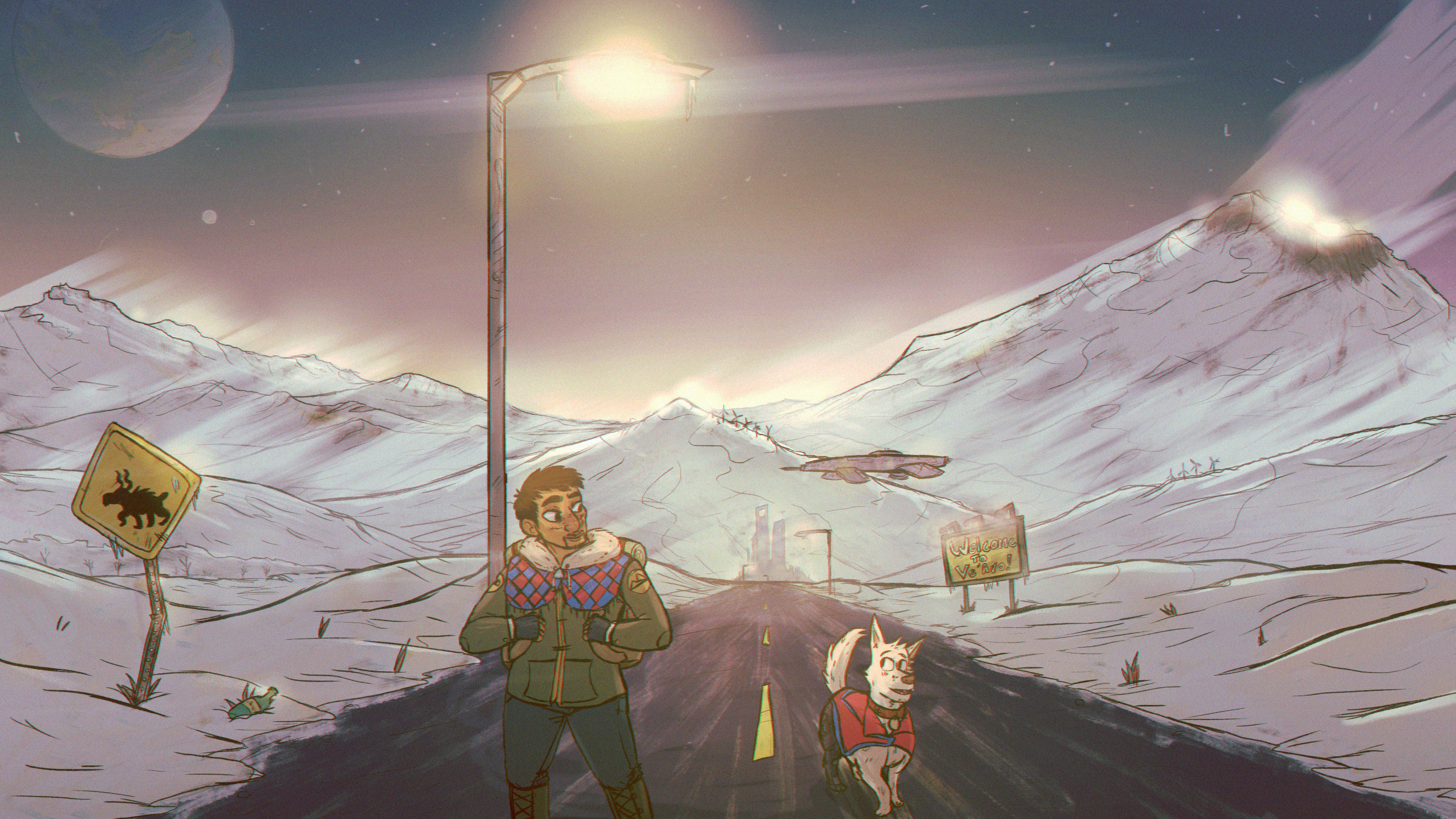 Out of Town. (Photoshop. Dec.2016)