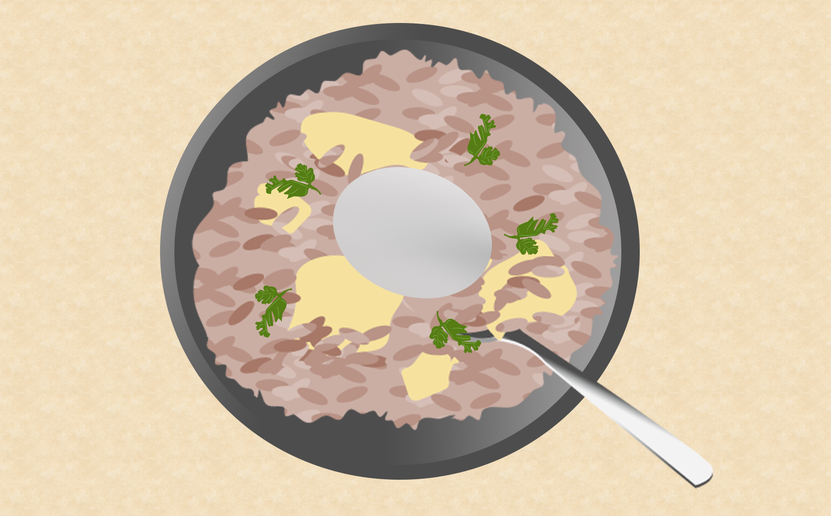 Indian biryani dish illustration, little india, penang