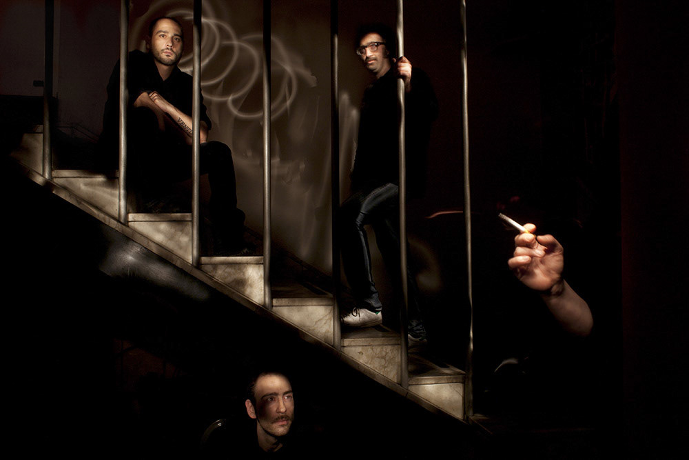 ritratto artistico suggestivo light painting