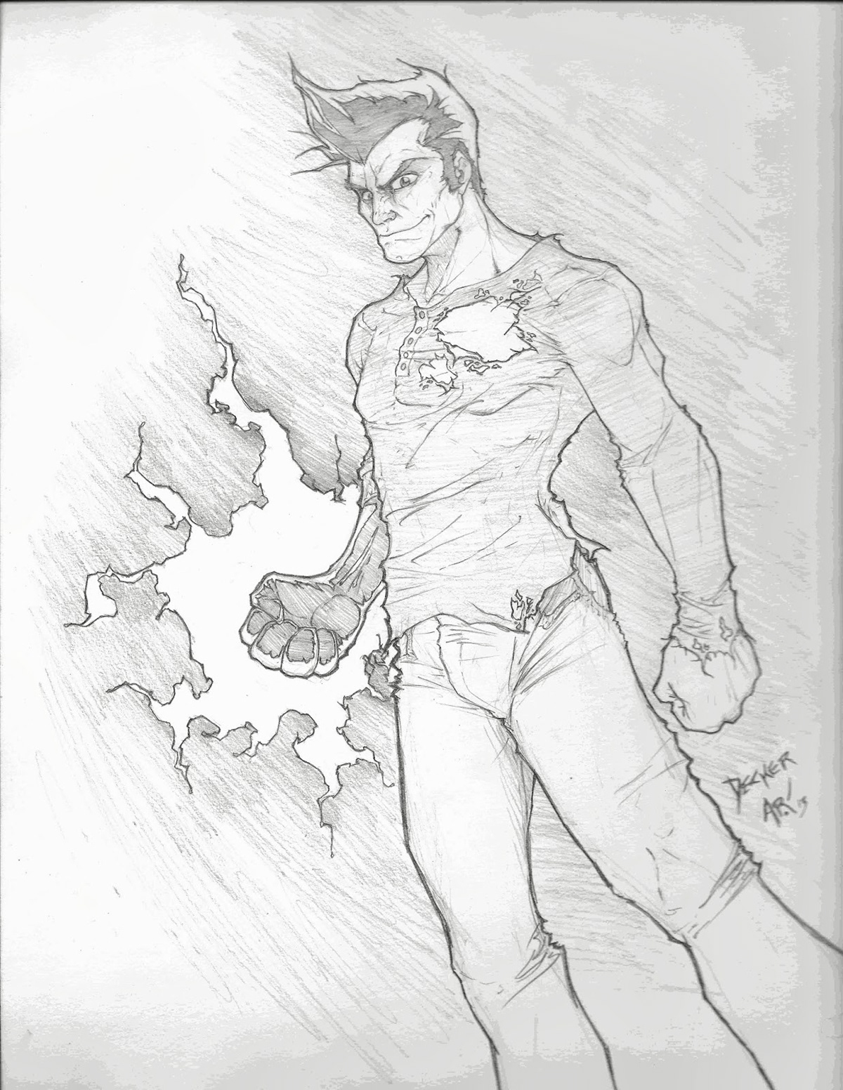 Concept Design SDCC Comic Creators Connection (Pencil)