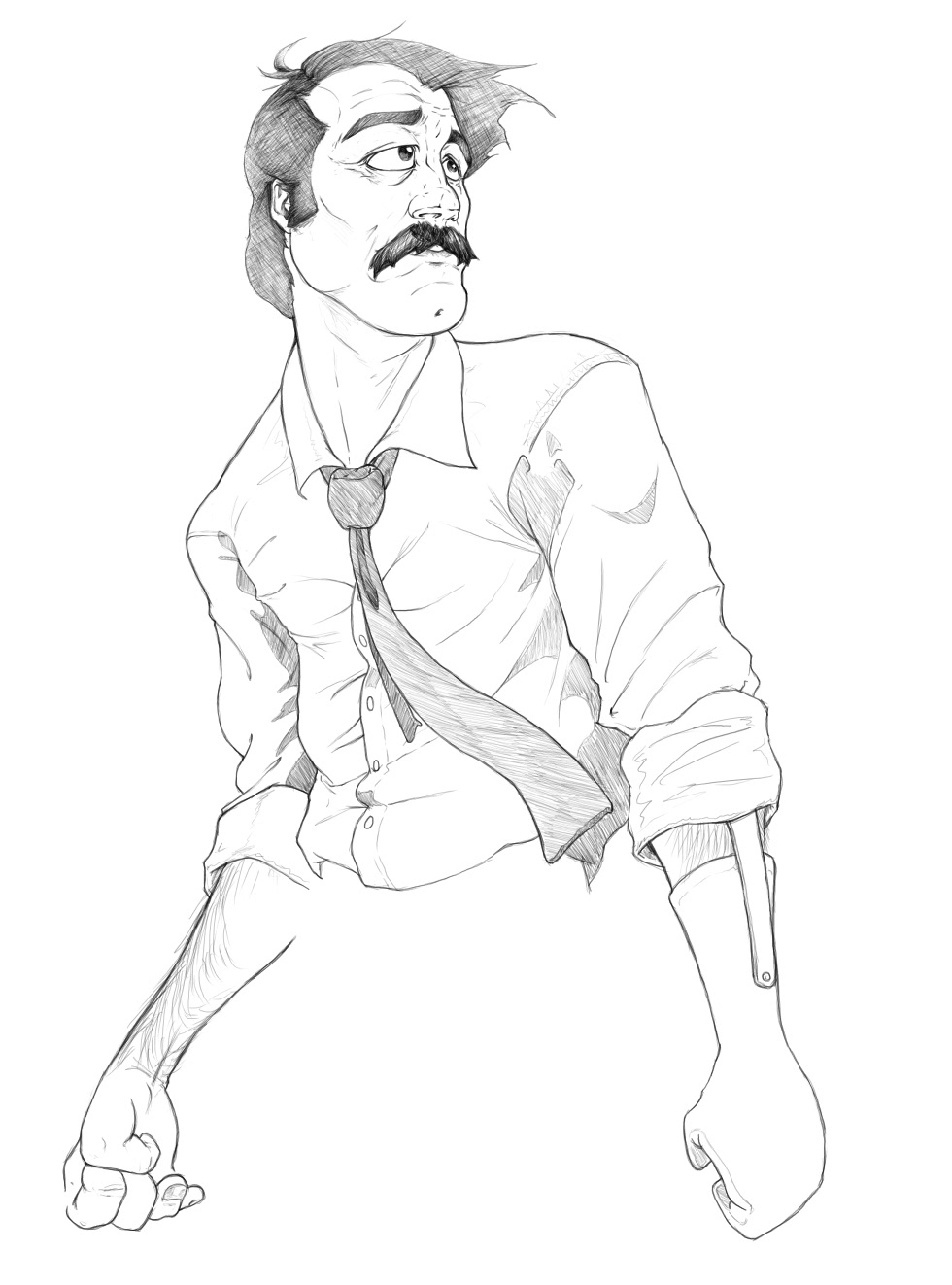 Captain Hook Mortal Concept (Personal Project Digital)