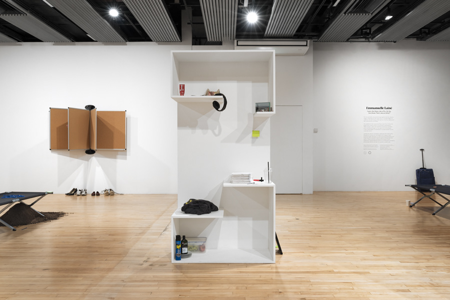 Emmanuelle Lainé, "Learn the Rules Like a Pro, So You Can Break Them Like an Artist!", Hayward gallery, exhibition view, credit: Thierry Bal