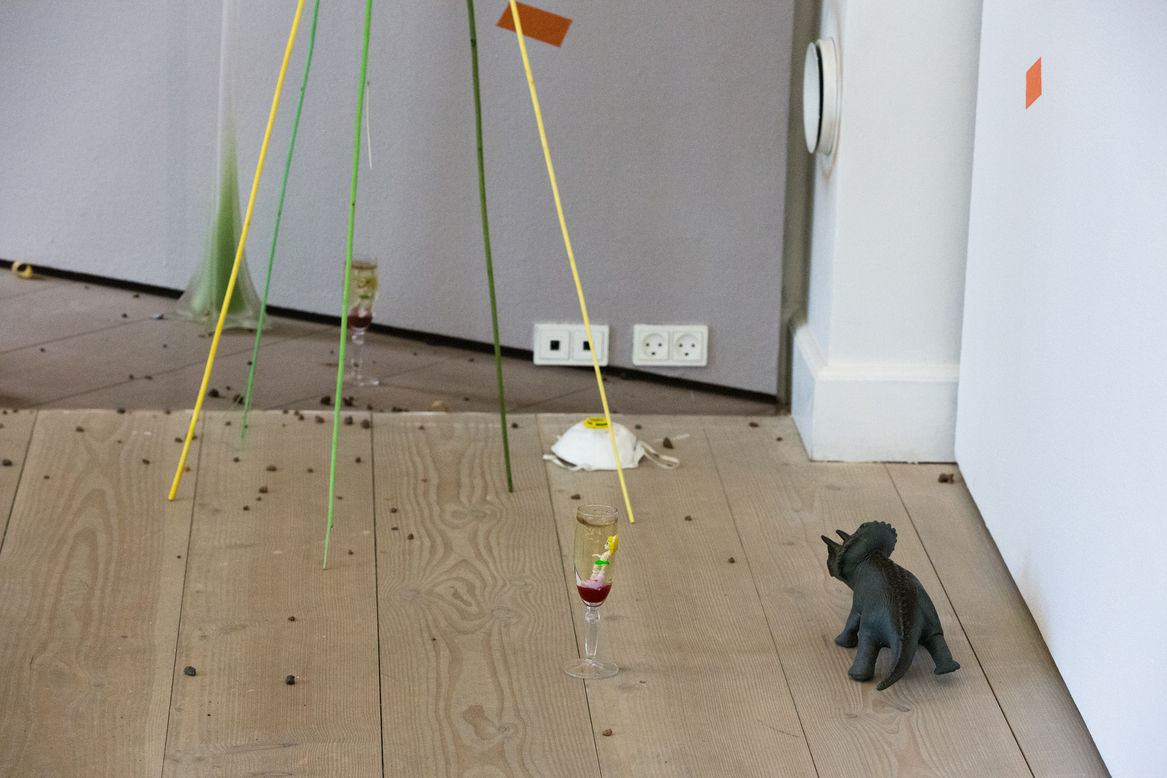 Emmanuelle Lainé, installation View at GL Strand Copenhagen