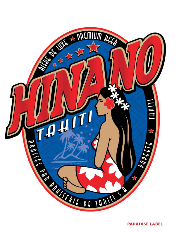 Sticker HINANO Vahine