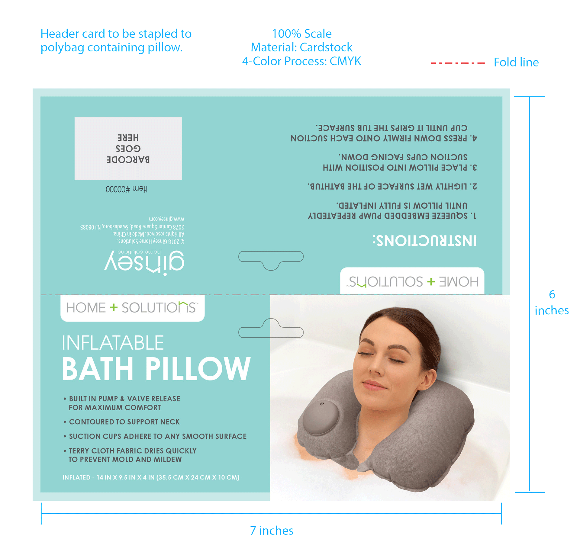 Laura Guzzo Bath Pillow Packaging Designs