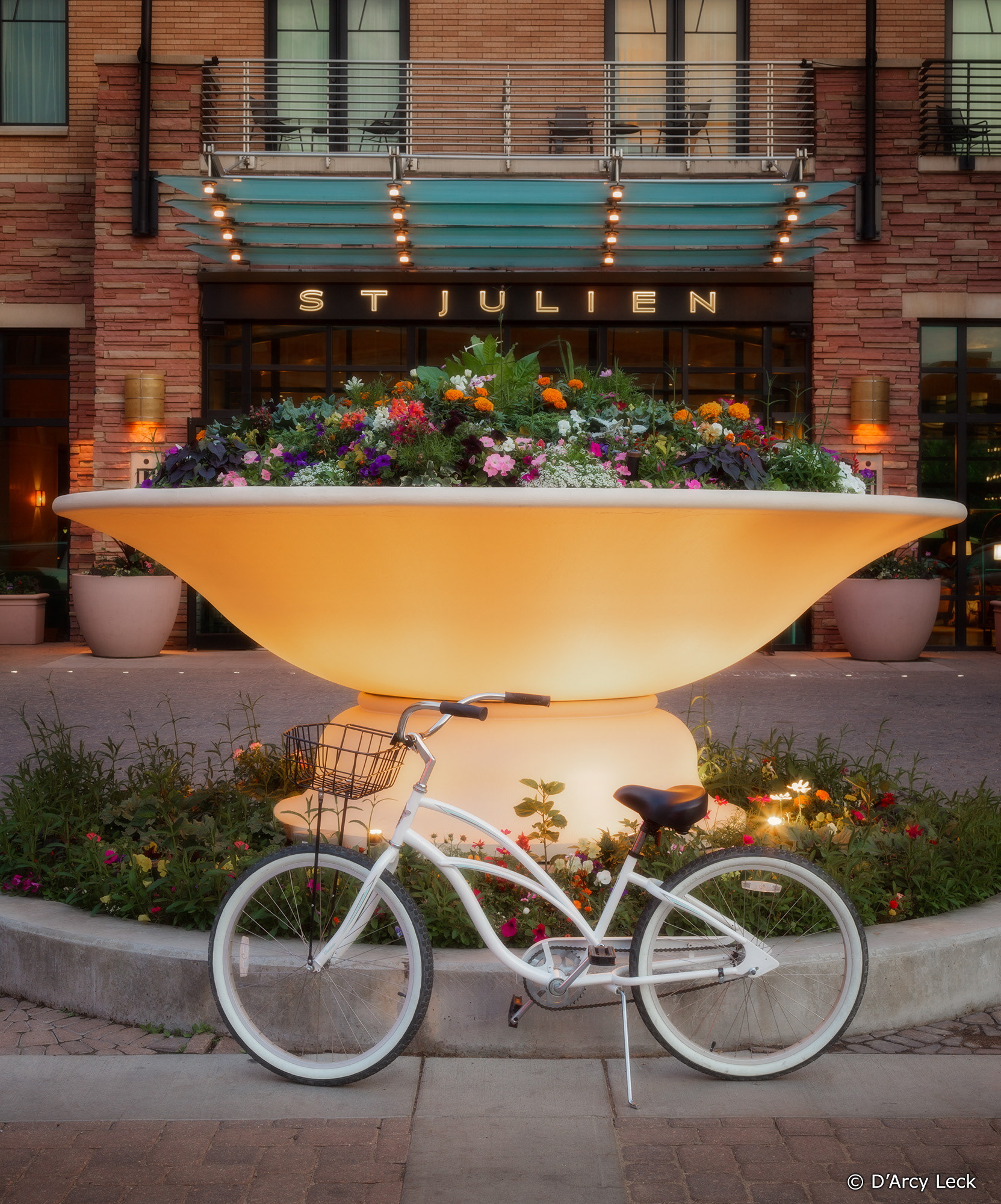 photograph of the St Julien Hotel front entrance