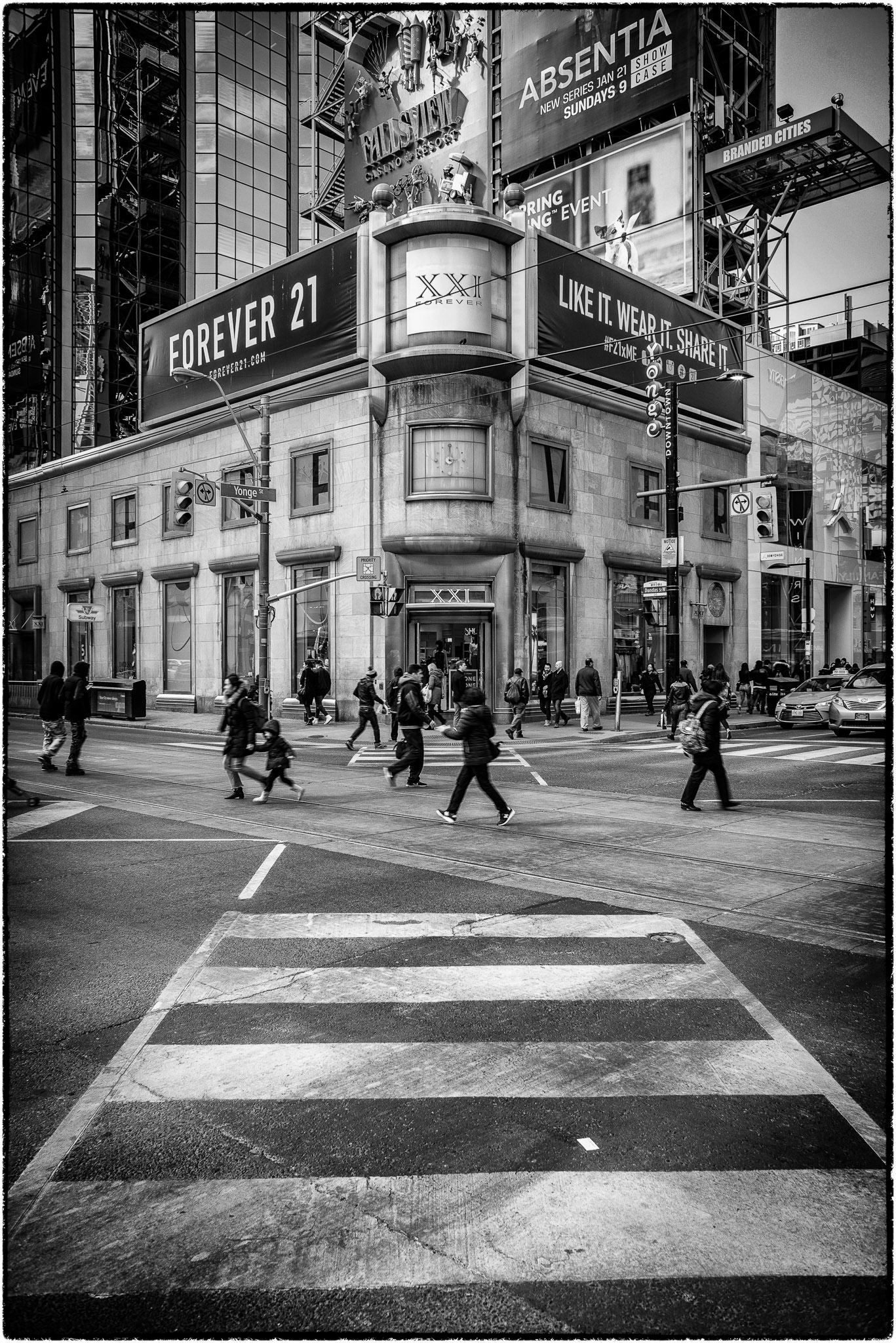 All directions are go for pedestrians