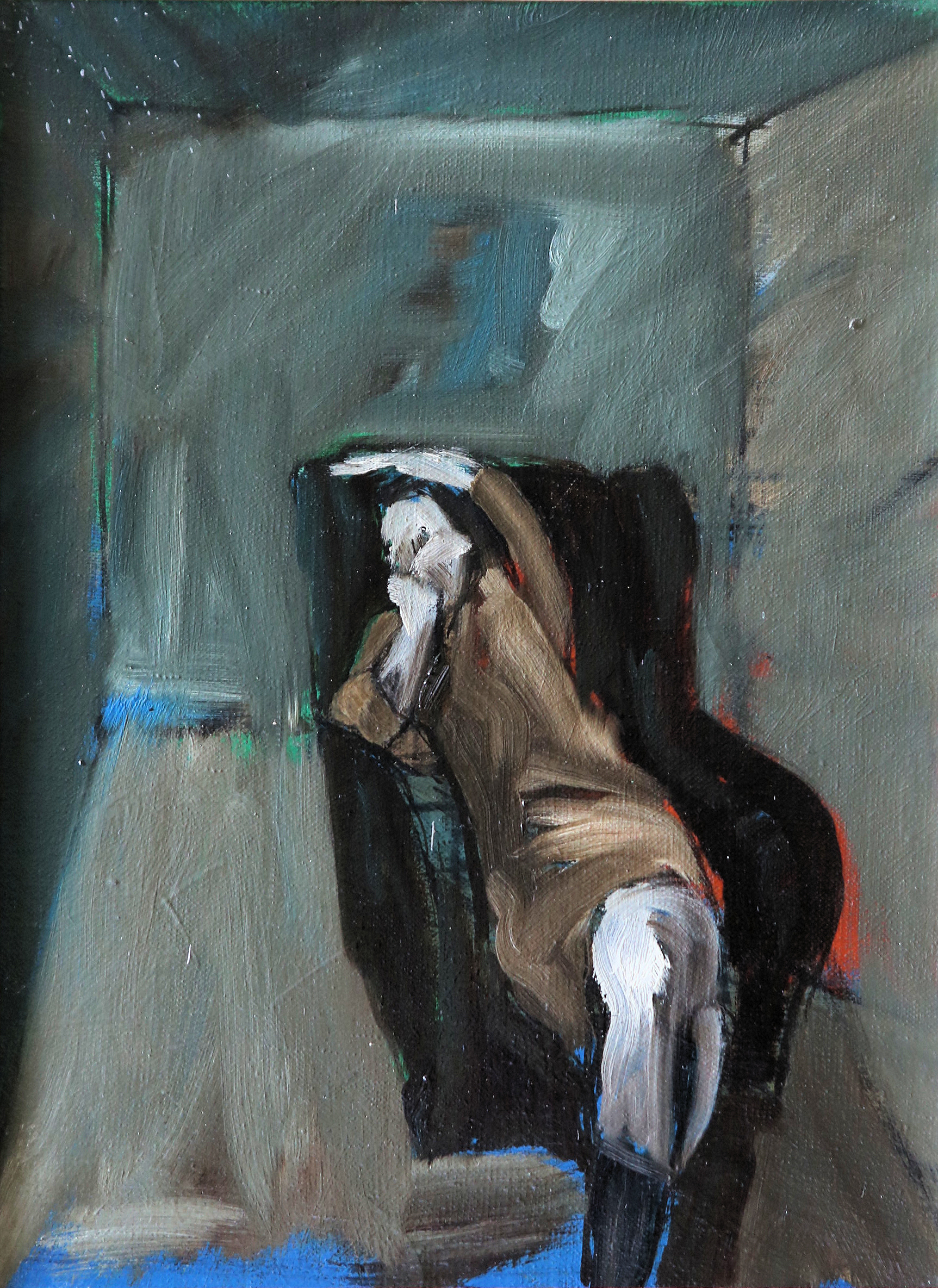 n.116 Study for "Three Women"  Oil on canvas  Year:1973  28 x 29cm