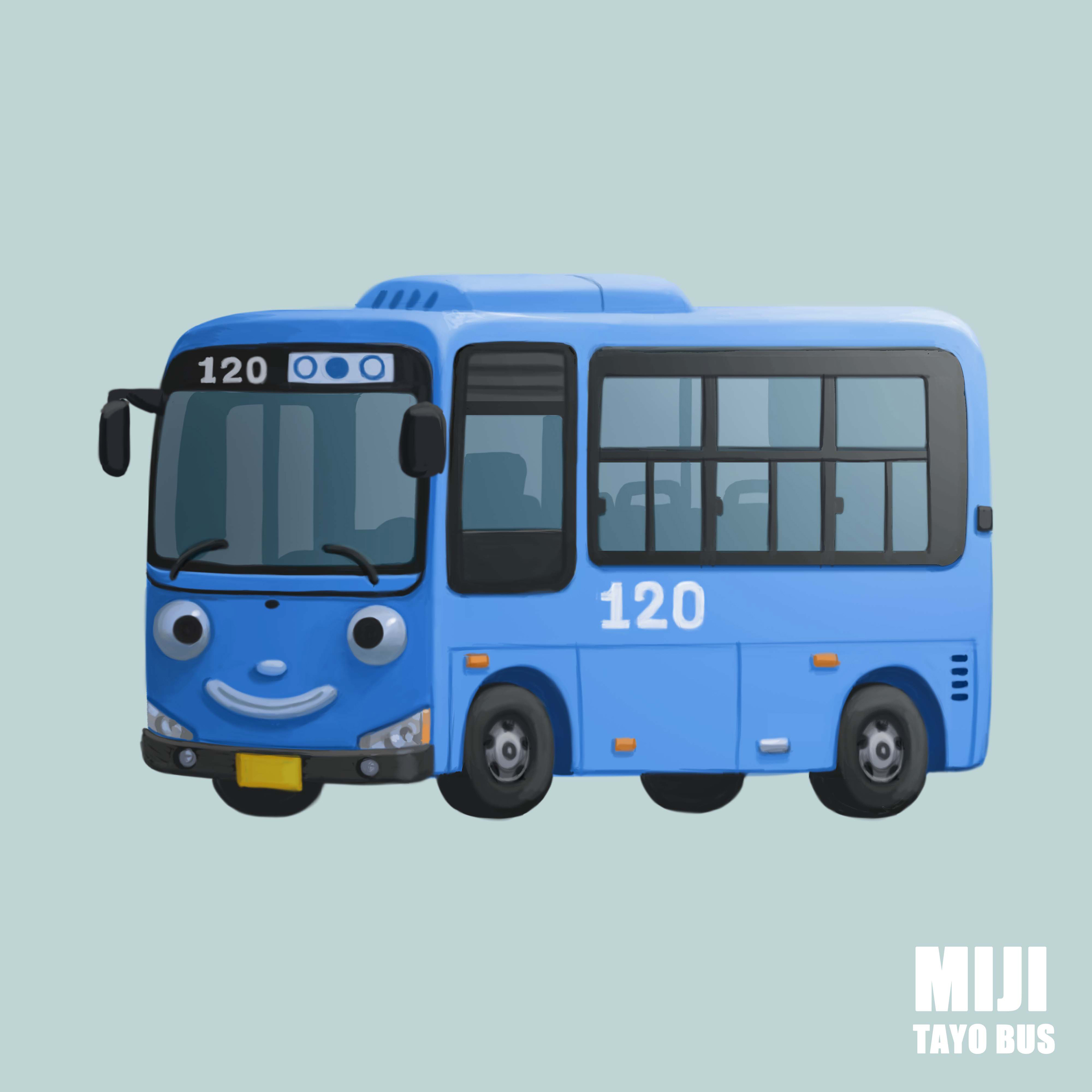 Голубой автобус Тайо