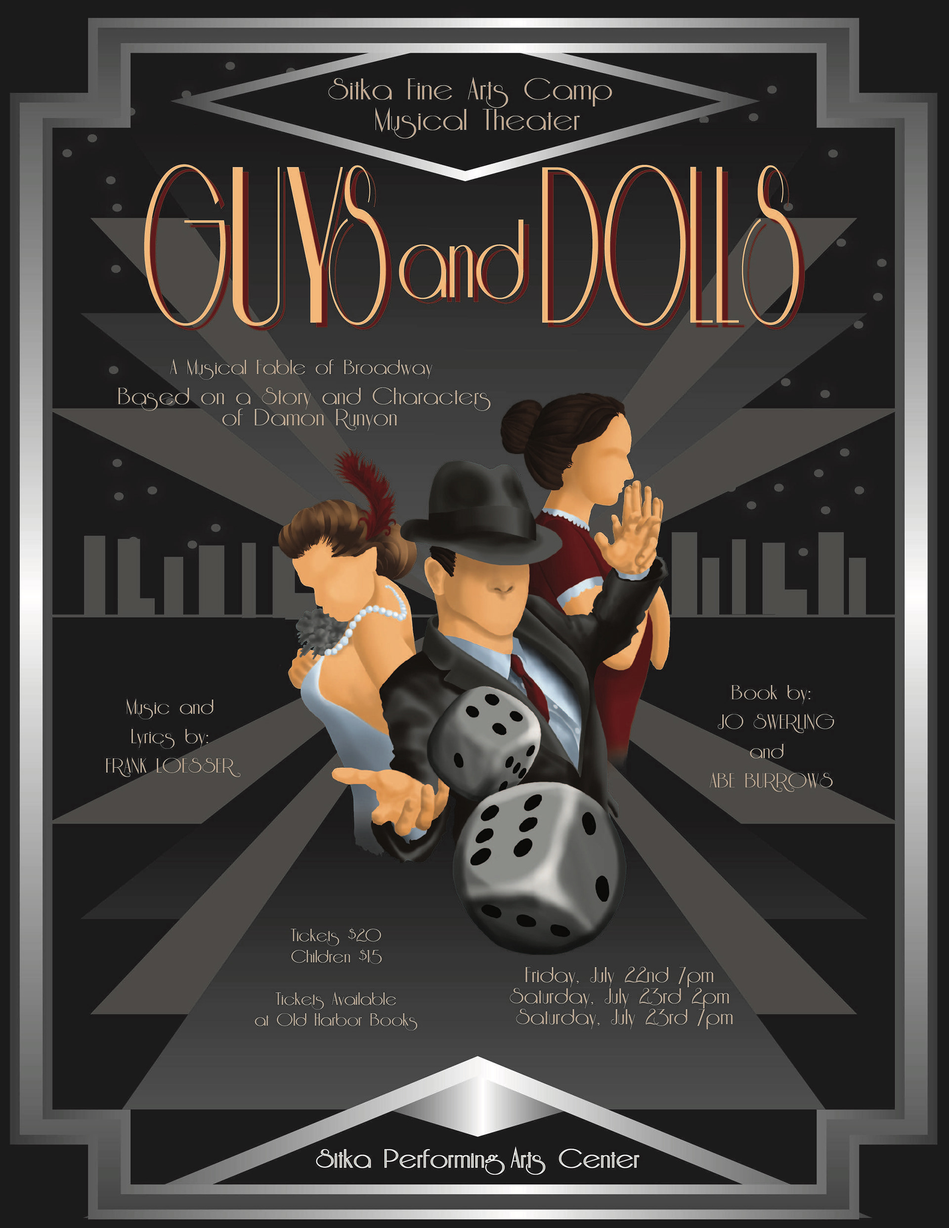 Wt Mcrae Guys And Dolls Poster Wt Mcrae Guys And Dolls Poster