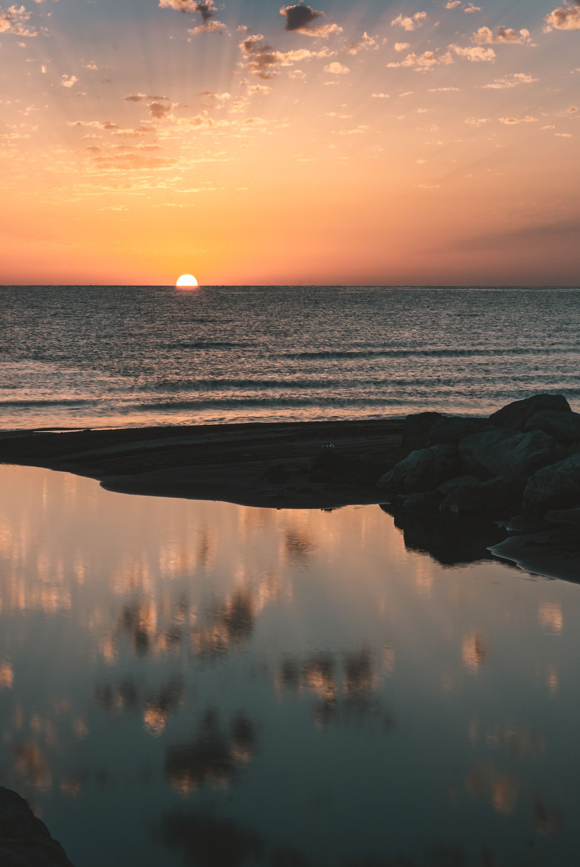 AMANECER EN LA COSTA