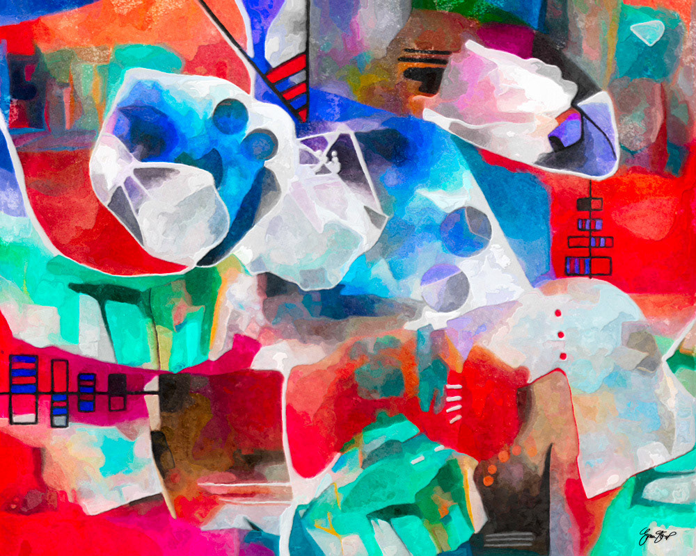 Abstract art by Gina Startup