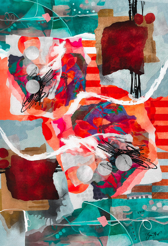 Abstract art by Gina Startup