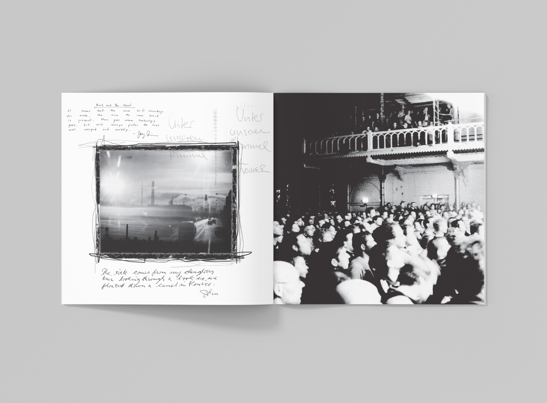 Tucson creative book design for Calexico's "Road Atlas" collaboration with Saywells Design Co.