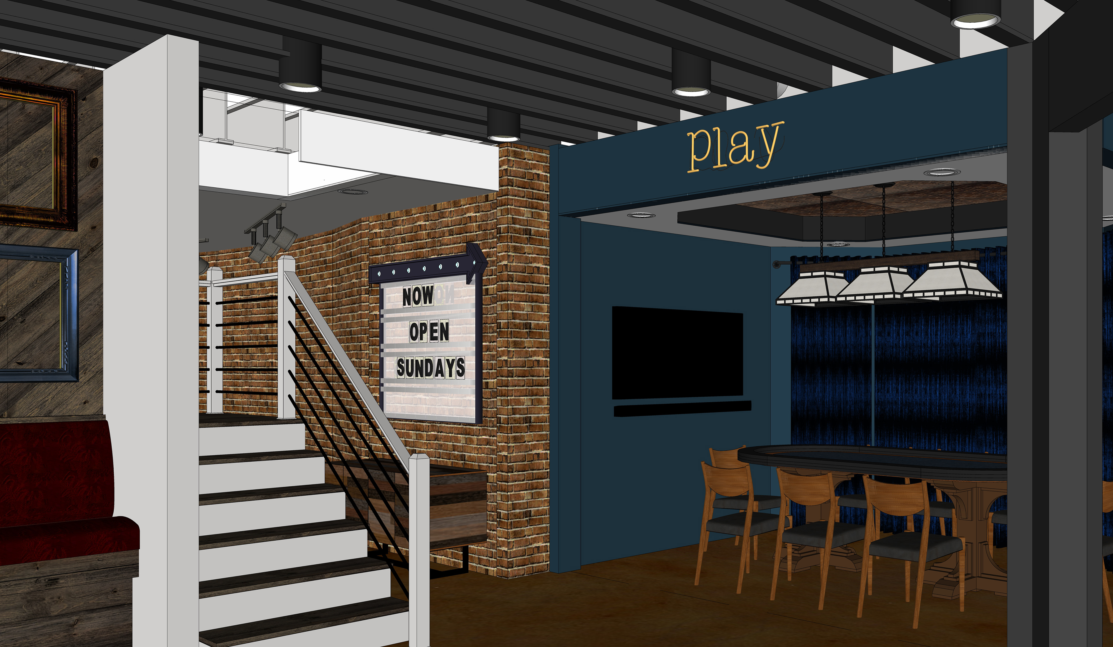 Kaisen Design Architect - Dive Bar Basement