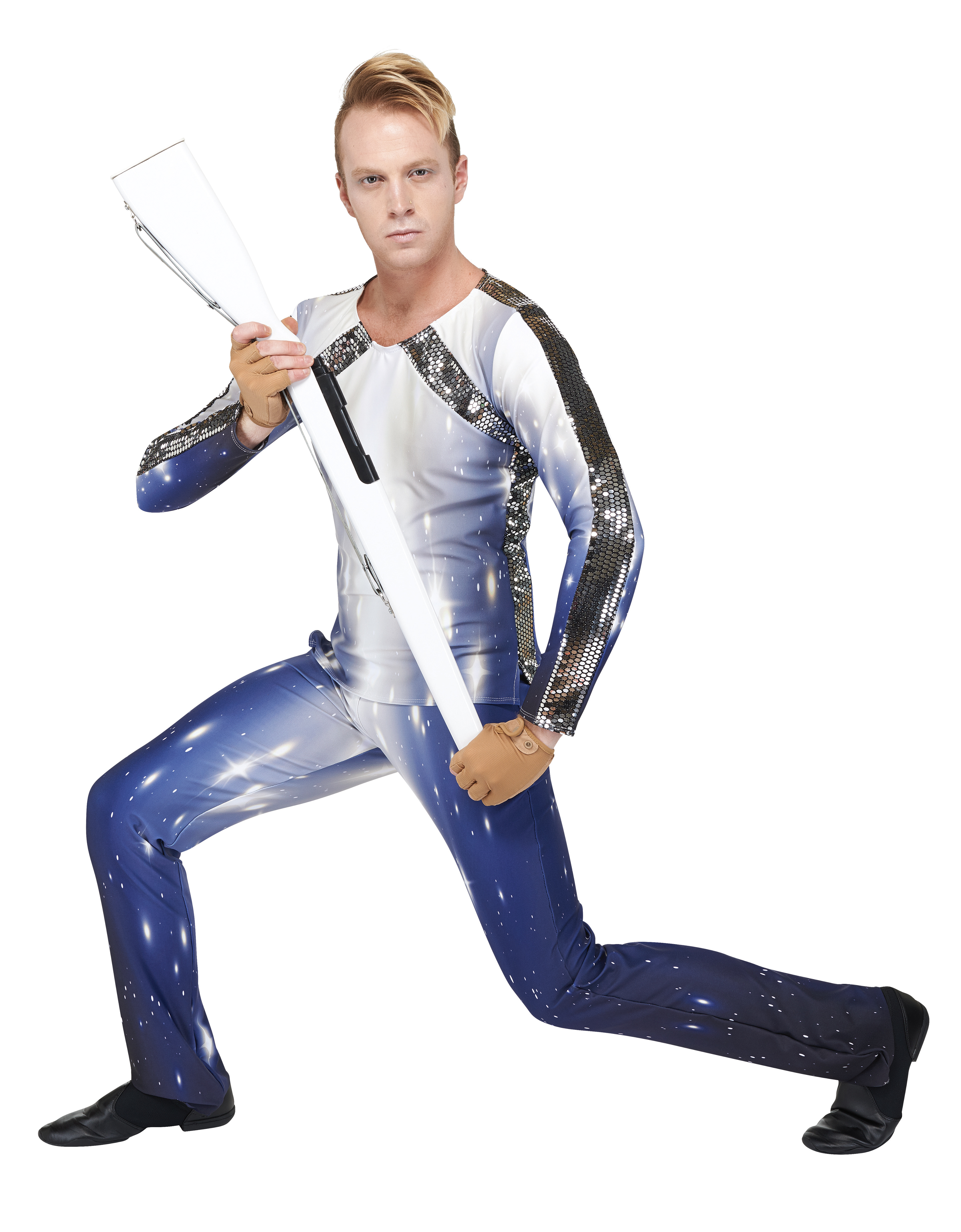 male, 2 sleeves. silver armor hybrid. separate pants