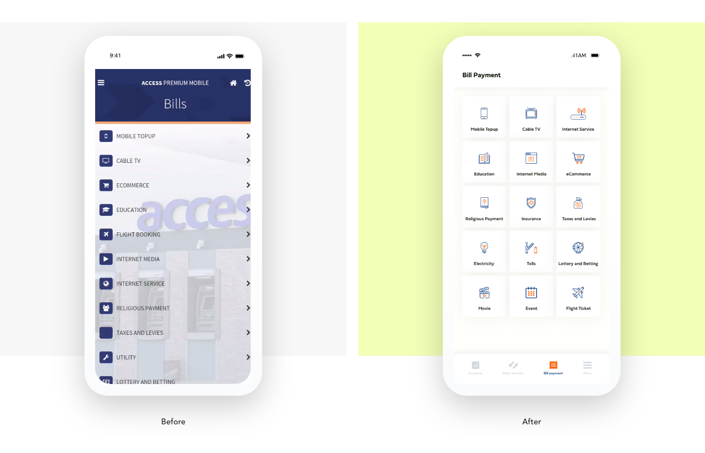 UI/UX Design Expert | Mobolarinwa Fakeyede - Access Bank Mobile App