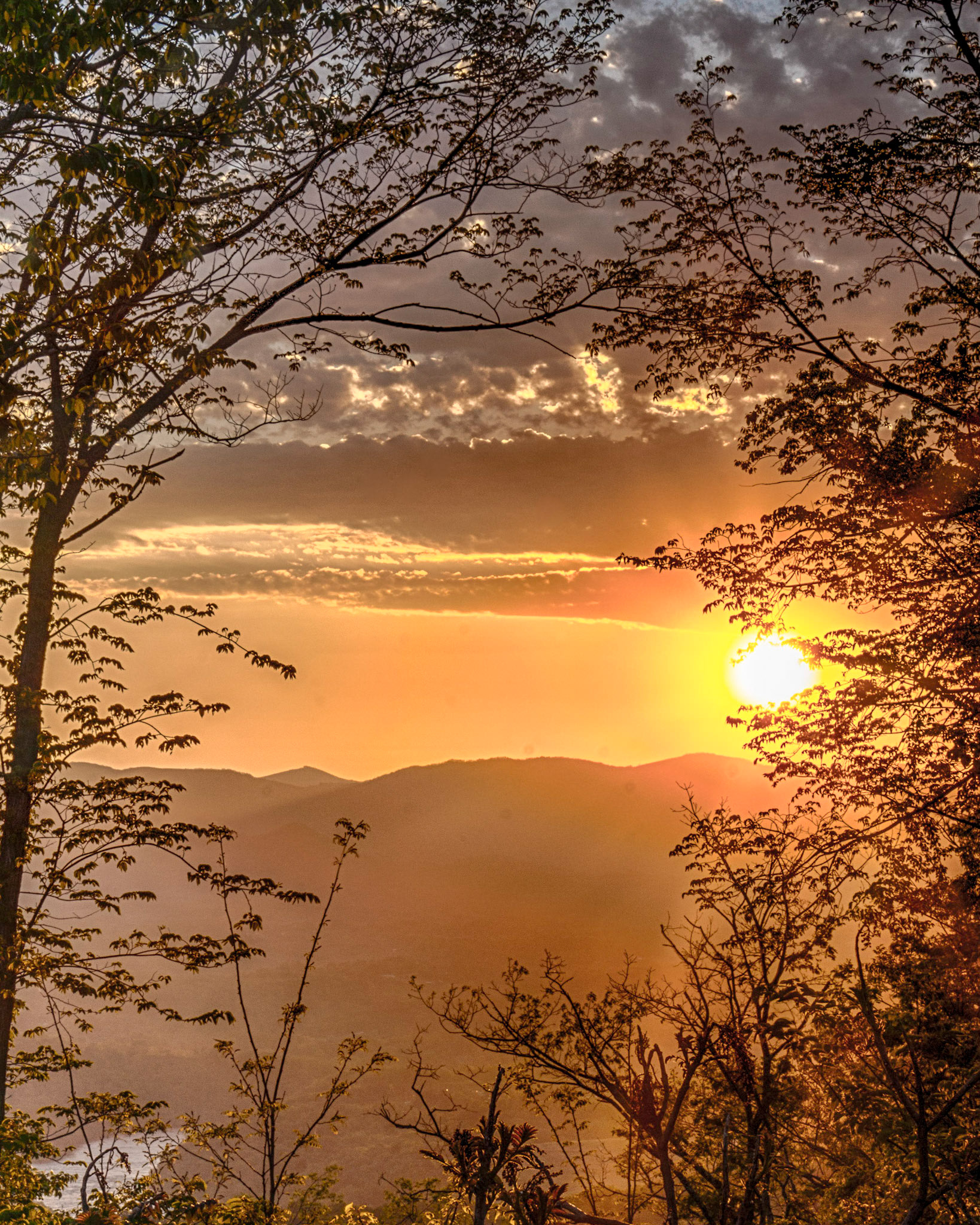 Sunset from Reynold's Mountain