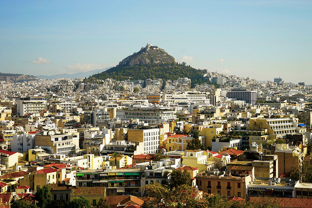 Mount Lycabettus in Athens, Greece