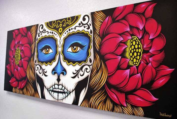 photo La Calavera Catrina Painting la calavera catrina