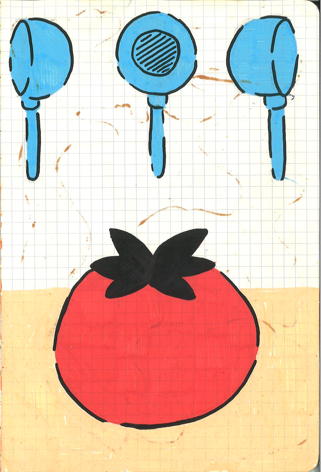 Tomato Study | Mixed Media | 2019