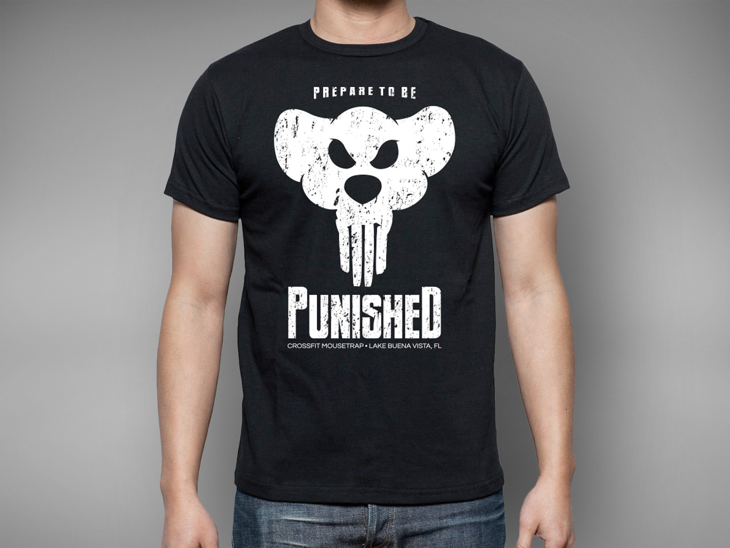 CUSTOM MOUSE PUNISHER SHIRT