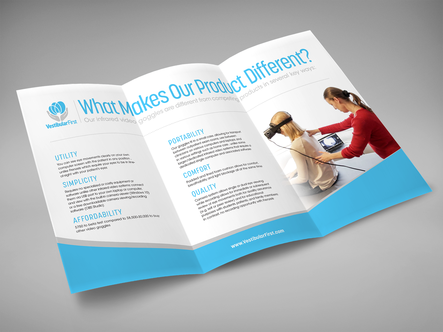 VESTIBULAR FIRST TRIFOLD BROCHURE