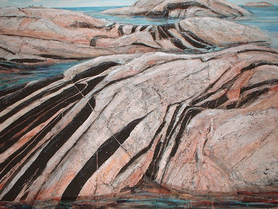 Shoals Manitou #2, 2005 - 3' x 4', SOLD