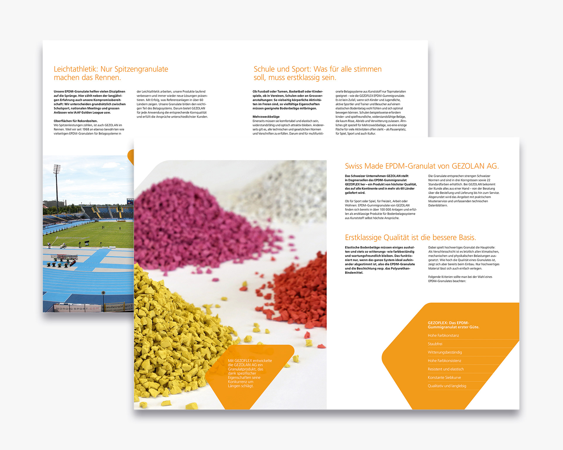 Produktebroschüre von Designagentur aus Kriens bei Luzern in der Zentralschweiz – Ihre Agentur für Corporate Design, Branding, Grafik, Verpackung und Kommunikationsdesign.